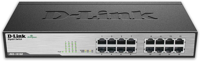 D-Link 16-Port 10/100/1000Mbps Network Switch