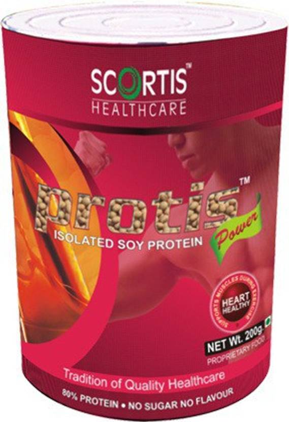 Protis 80 Soy Protein Isolate Powder 200 gms Supplement Price in