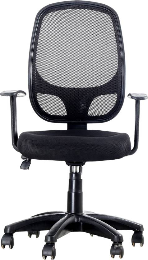 For 2969/-(58% Off) Regentseating Fabric Office Chair (Black) at Flipkart