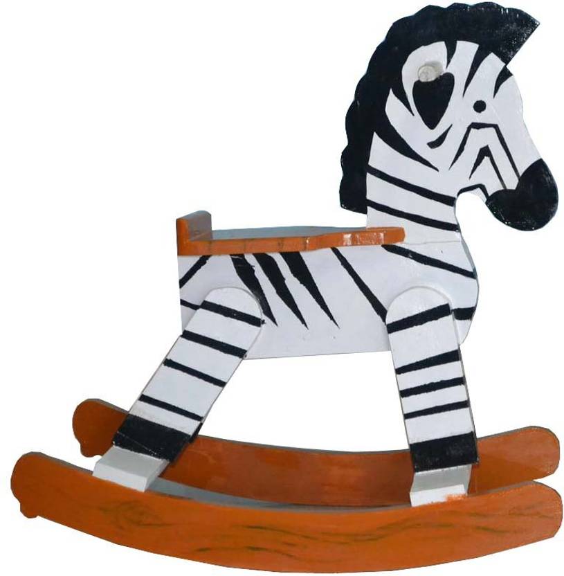 JK ROCKING HORSE ZEBRA Cart Non Battery Operated Ride On Price in India