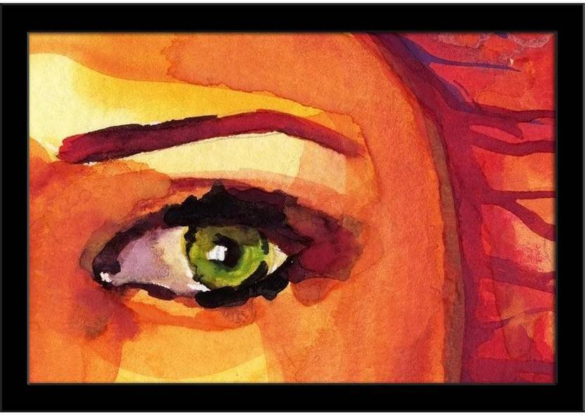 Artzfolio Pretty Eyes Framed Art Print Digital Reprint