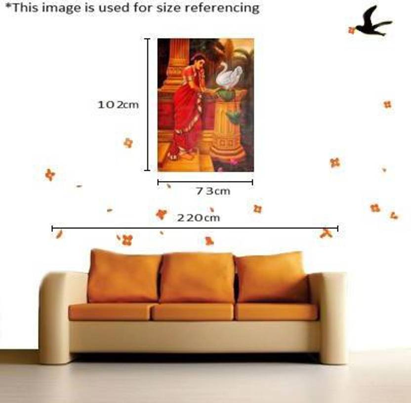 Exotic India Hansa Damayanti Oil Painting Price In