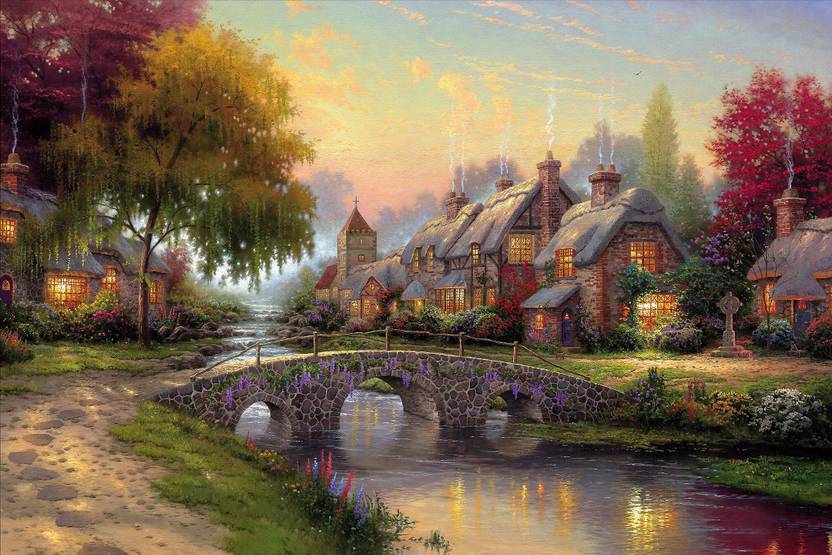 Oil Painting Beautiful Landscape لم يسبق له مثيل الصور Tier3 Xyz