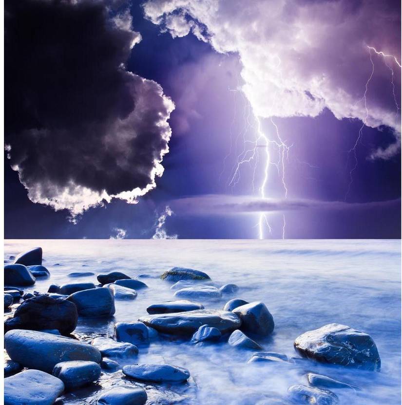 Dark Ominous Clouds Premium Poster Canvas Art Artzfolio
