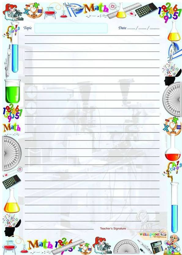 Flipkart.com | Welldone DESINGNER SHEET GEOMETRY RULE A4 120 gsm