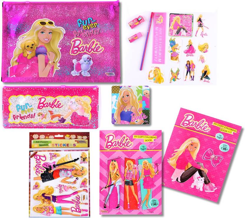 STICKER BAZAAR Barbie Stationery (Gifts) Set Combo328