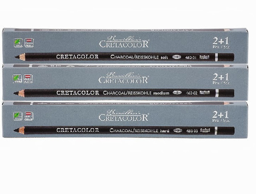 White Soft Cretacolor Chalk Pencil 3pk