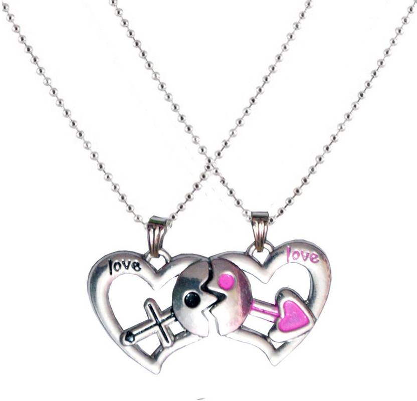 Men Style Couple Love You Heart Mangnetic Alloy Pendant In Heart Mangnetic Alloy Pendant In India Men Style Couple Love You At Best S Flipkart Com