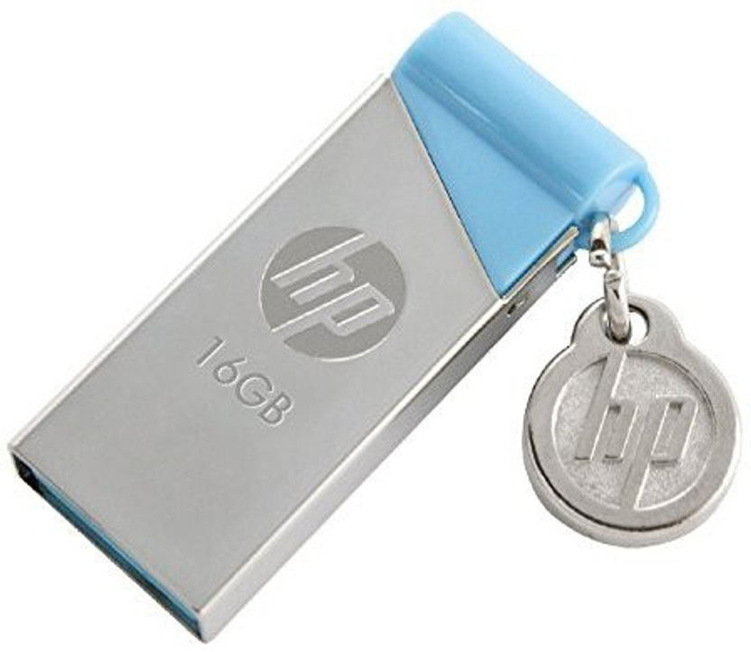 HP V215b 16 GB Pen Drive Compatible with Desktop Computer, Tablet, Mobile, Audio Player, Laptop USB 2.0 Metal Case(Blue)