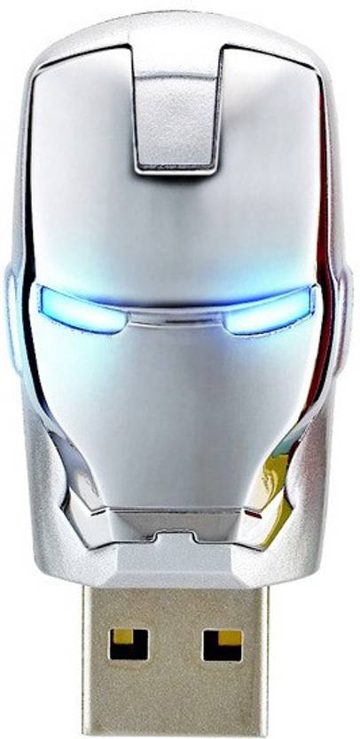 Quace Super Hero 8 GB  Pen Drive (Silver) 