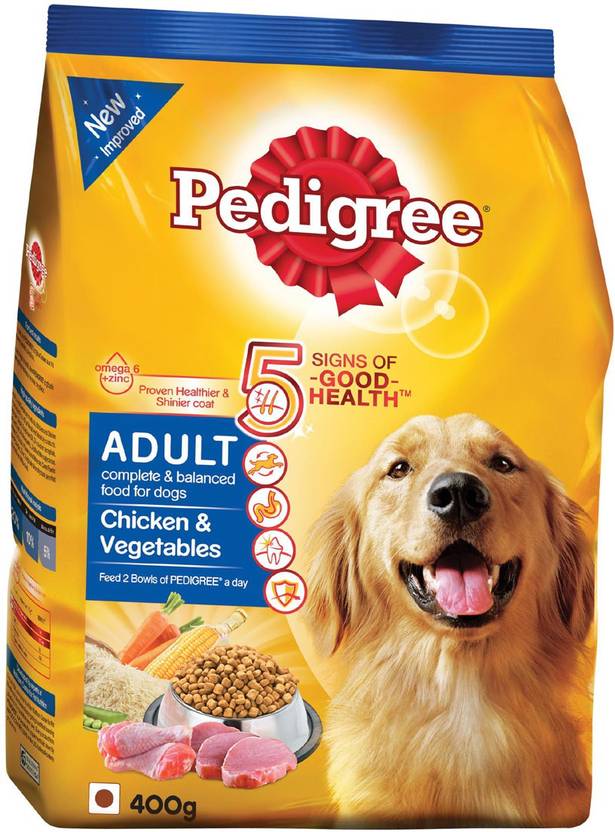 PEDIGREE Chicken & Vegetables 0.4 kg Adult Dog Food Price in India