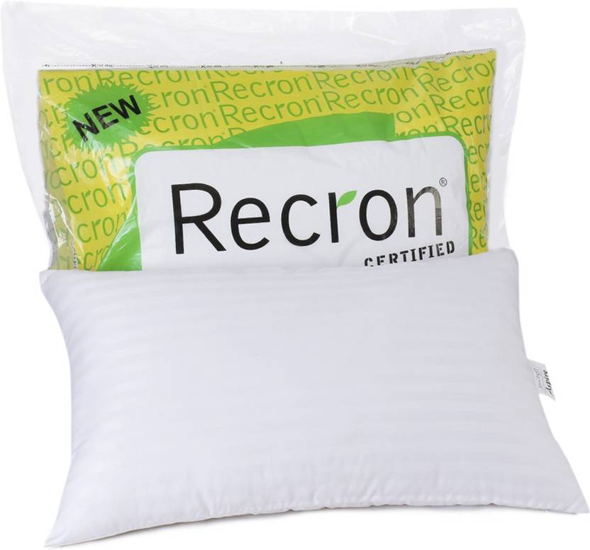 Recron Certified Plain Bed/Sleeping Pillow Buy Recron Certified Plain