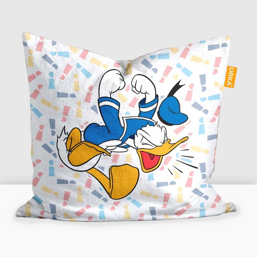 Disney Donald Duck Printed Cushion Filled With Microbeads Pack