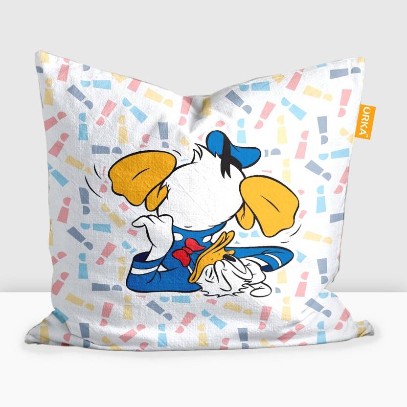 Disney Donald Duck Printed Cushion Filled With Microbeads Pack