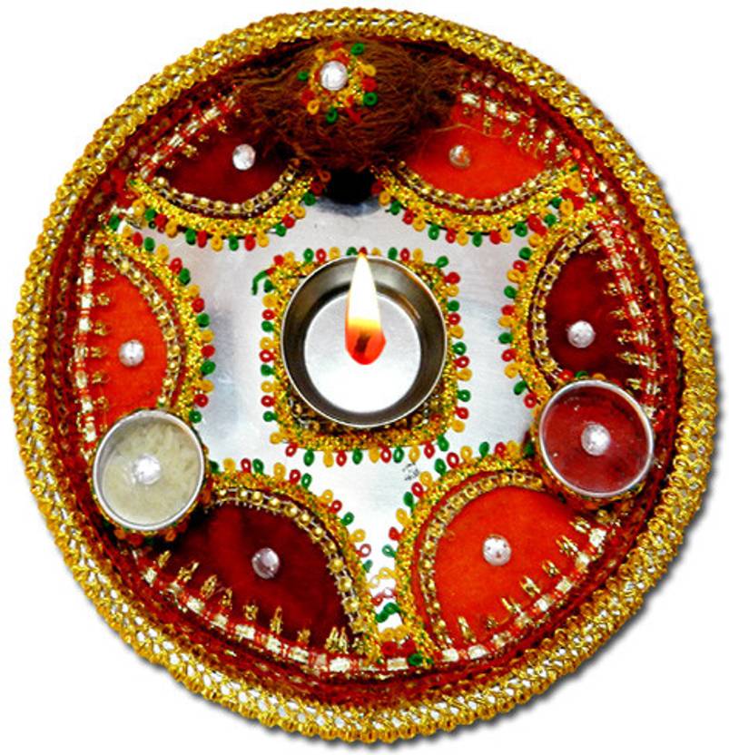 Anant Bhai Dooj Ka Tika Thali Stainless Steel Price in India Buy