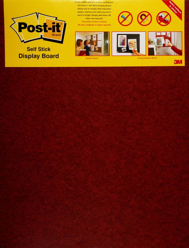 PostIt Stick Board 1 Sheets Popup, 1 Colors Stickon
