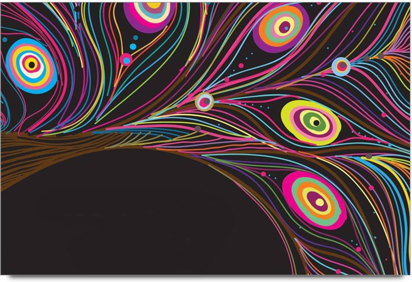 Multicolour Design Paper Print Decorative Posters In India Buy