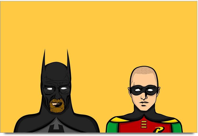 Rangeeleinkers Breaking Bad Batman Spoof Laminated Poster