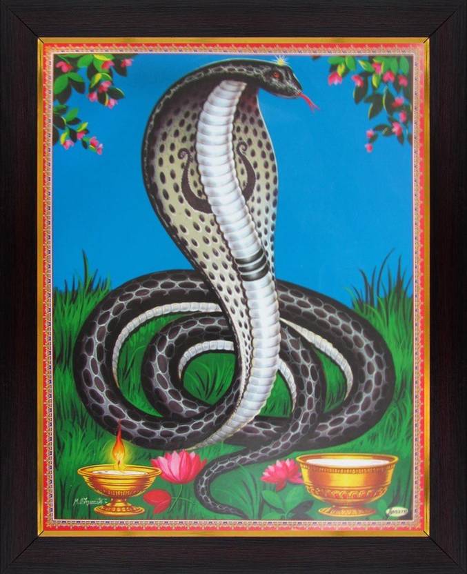 Naag Panchami / Nag Puja Poster Paper Print Religious, Decorative