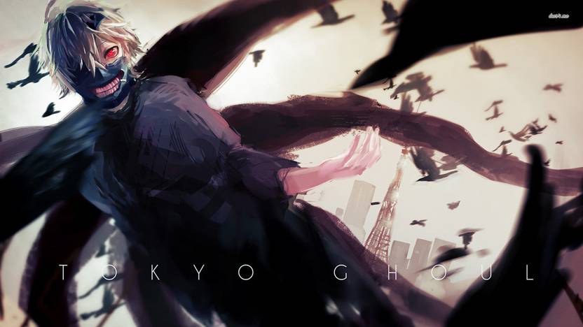 Ken Kaneki With A Mask Tokyo Ghoul Athah Fine Quality