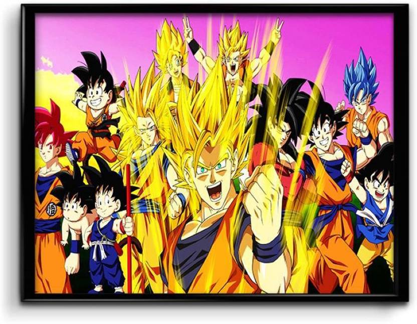 Dragon Ball Z Canvas Art Pop Art Comics Pop Art Posters