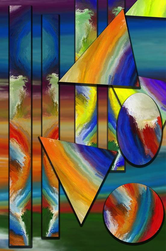 Brush Strokes 79 Paper Print Pixtopper Artist Community