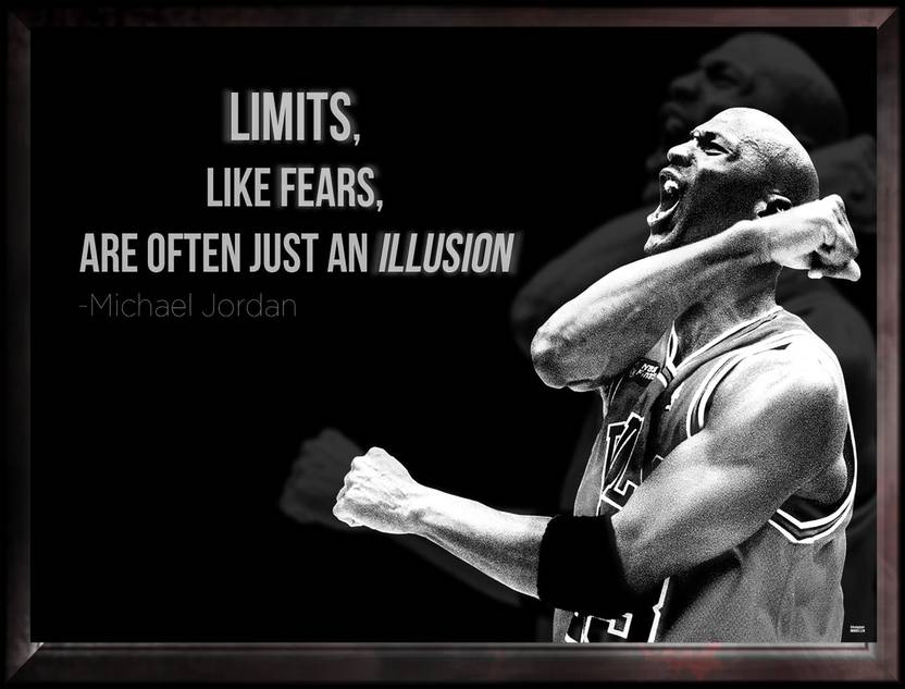 Michael Jordan Quotes Canvas Art - Art & Paintings posters in India