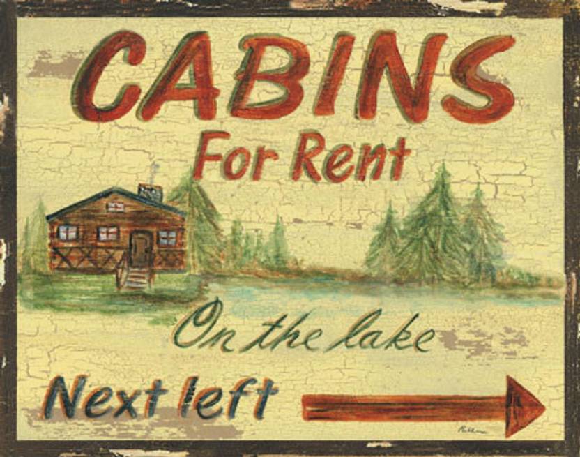 Cabin Rentals Fine Art Print Grace Pullen Posters Quotes