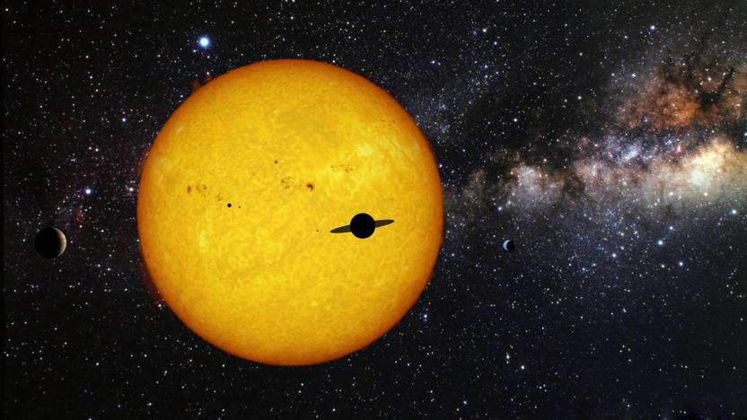 The Solar System Map Hd Poster Art Bpsi2849 Photographic