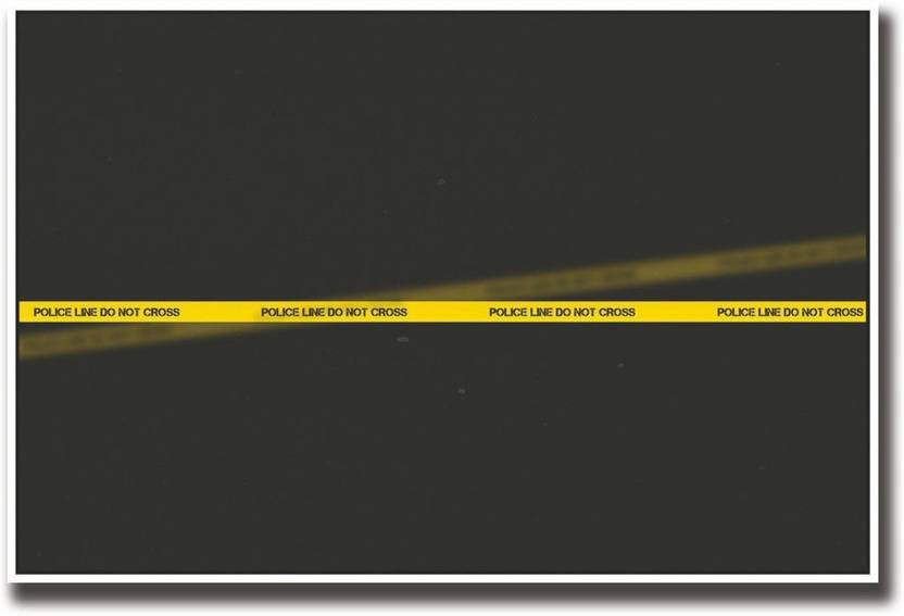 Ananyadesigns Wall Poster Police Line Do Not Cross Paper