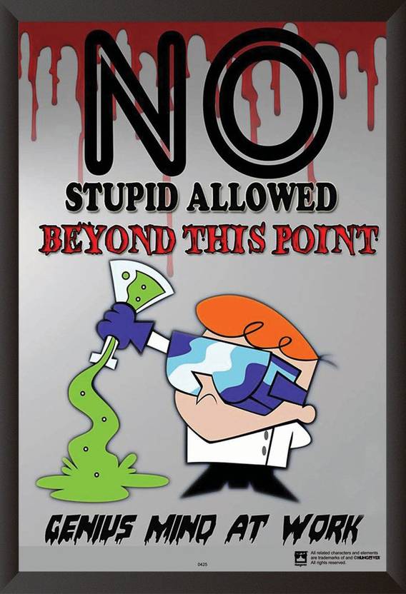 Hungover Dexter S Laboratory Special Paper Poster Paper Print