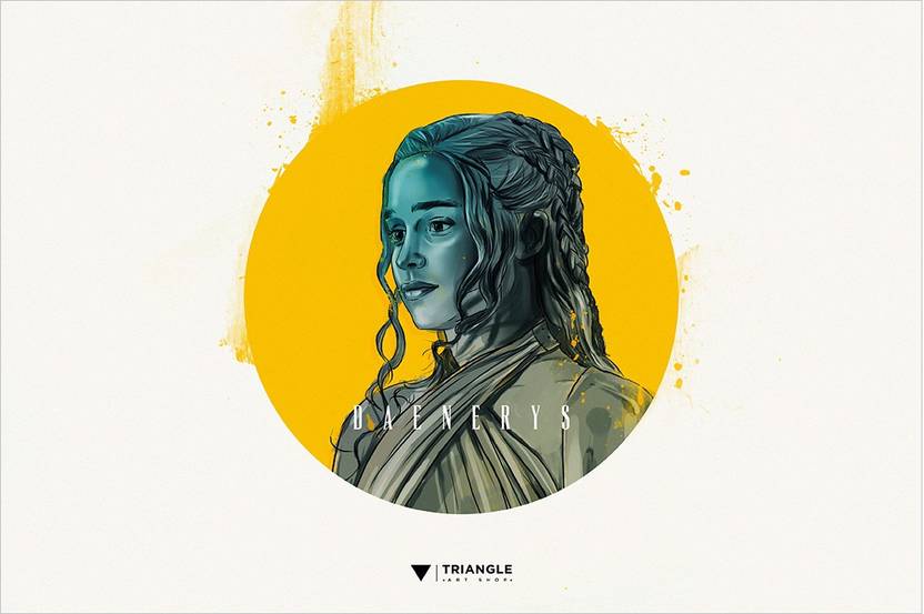 Game Of Thrones Daenerys Fine Art Print Vipul Bhandari