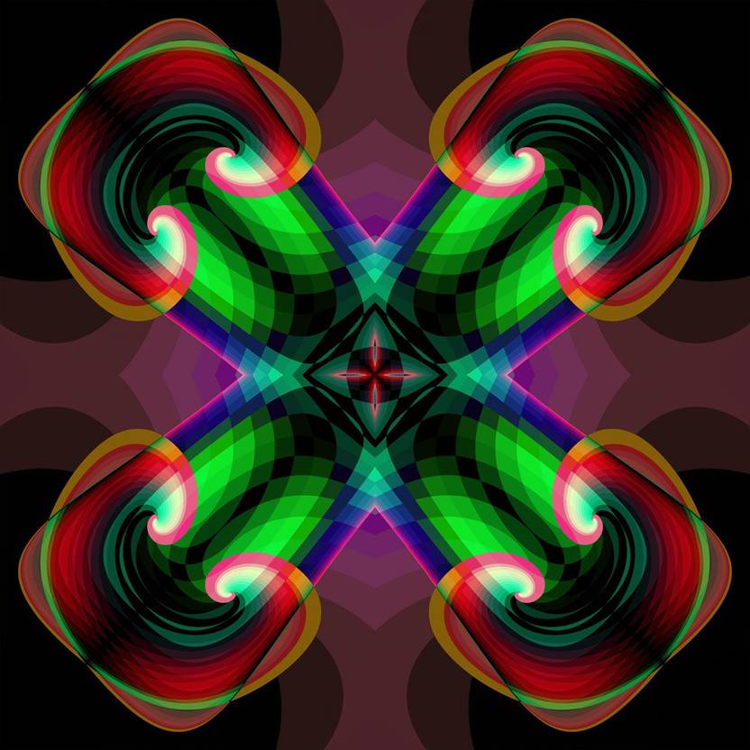 Fractal Elegance 683 Paper Print Pixtopper Artist