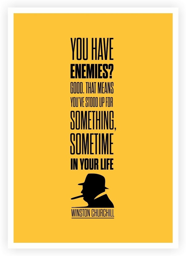 Winston Churchill Quote Going Through Heel Poster Motivation Inspiration Nature