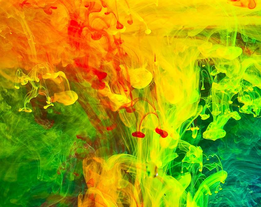 Wonder Images Colourful Abstract Art Print Canvas Art