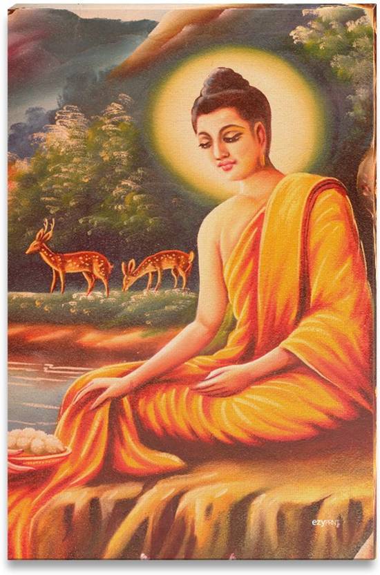 buddha painting canvas art religious posters in india buy art