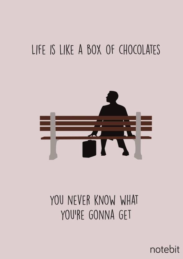 Forrest Gump Minimalistic Movie Poster Paper Print Movies