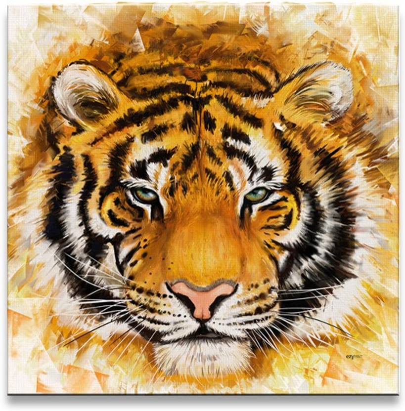 Tiger Head Canvas Art Animals Posters In India Buy Art