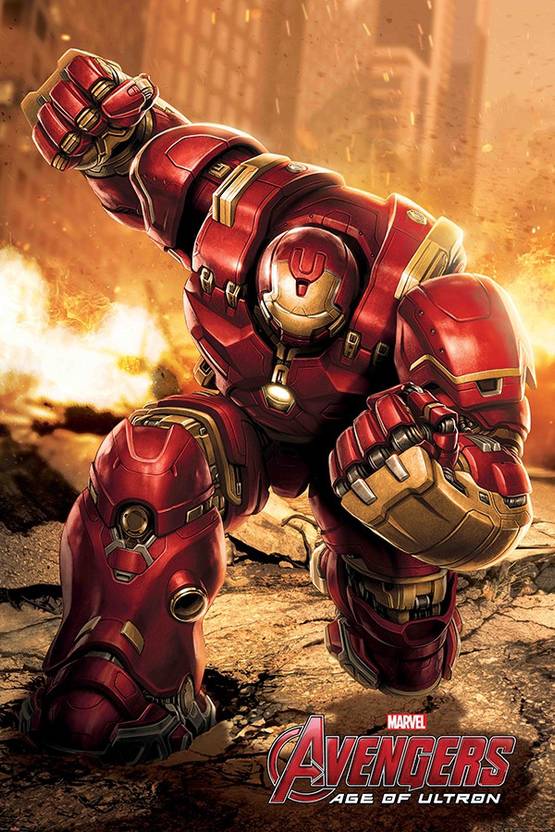 The Avengers Age Of Ultron Hulk Buster Paper Print Movies