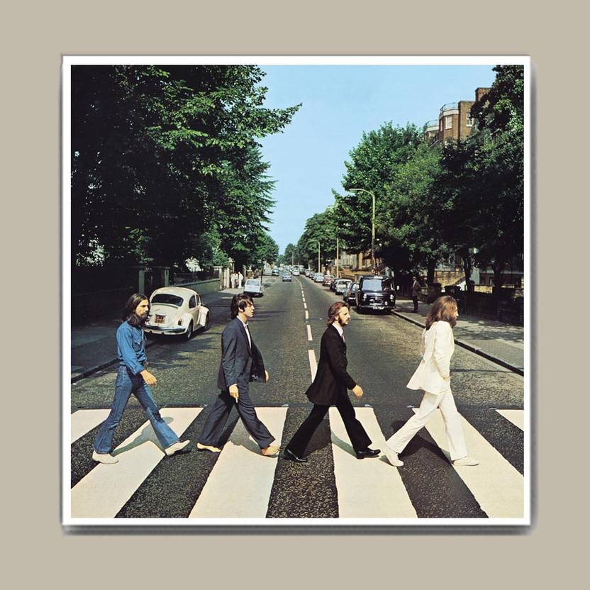 The Beatles Abbey Road Album Cover Wall Hang Fine Art Print