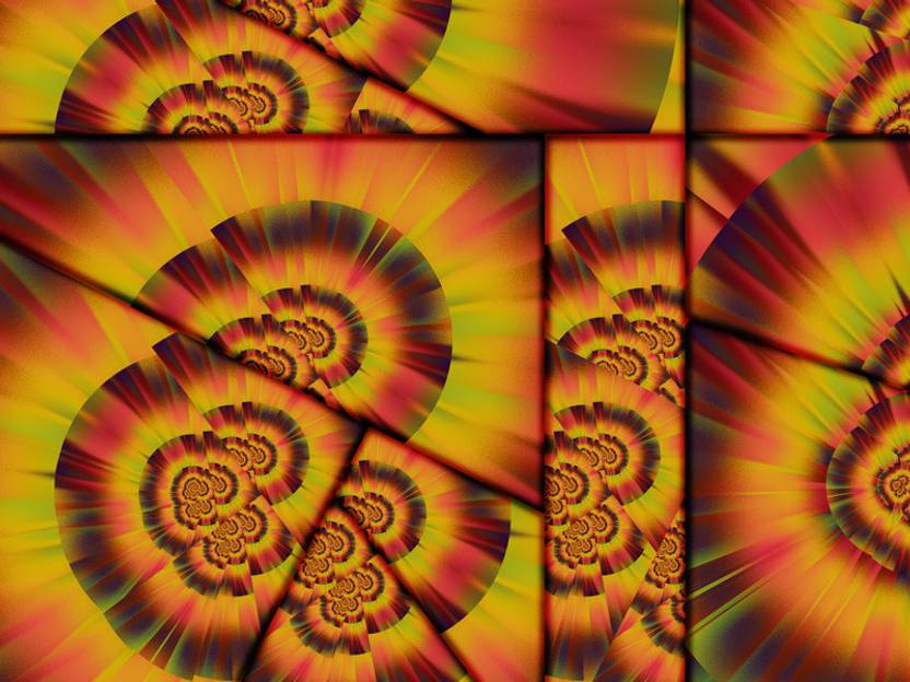 Fractal Mosaic Paper Print Pixtopper Artist Community