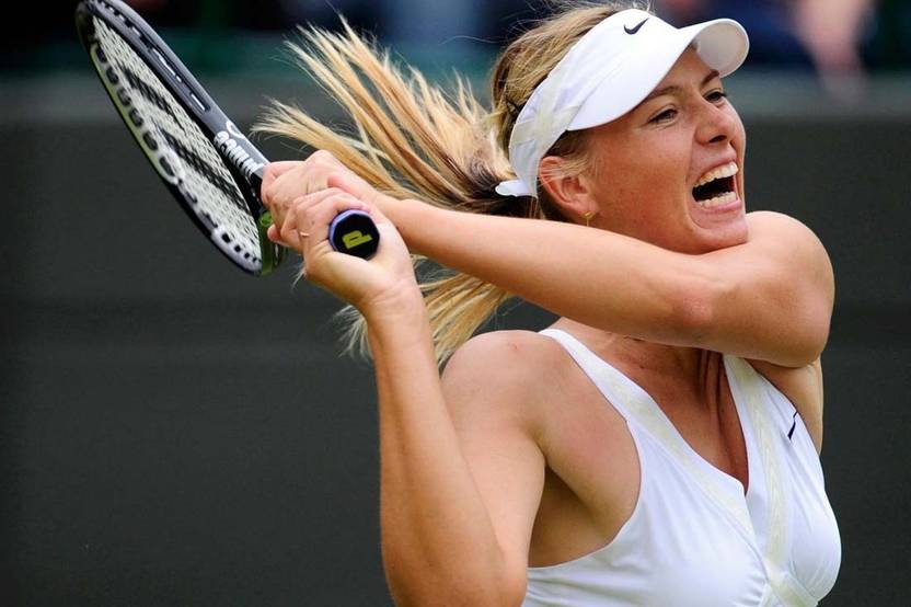 Maria Sharapova Tennis Player S P356 By Spoilt Paper Print