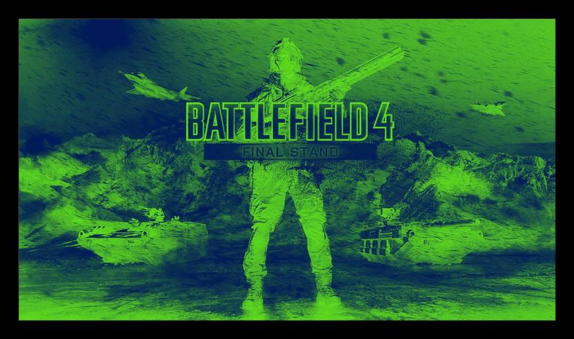 Video Game Final Stand Battlefield 4 Laminated Framed