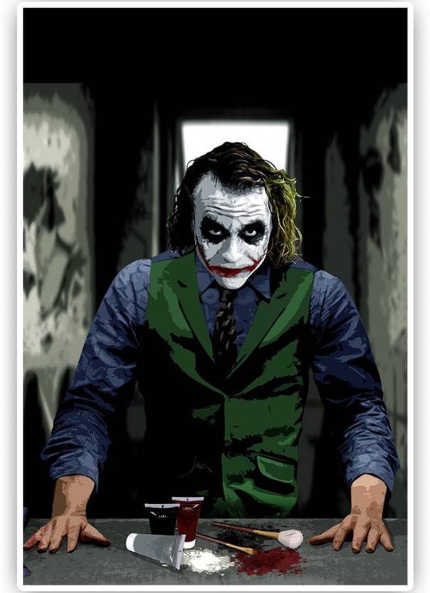 ananyadesigns batman joker smiling