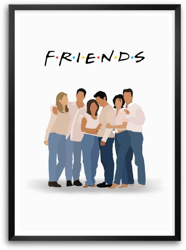 Friends American Television Series Paper Print Quotes Motivation