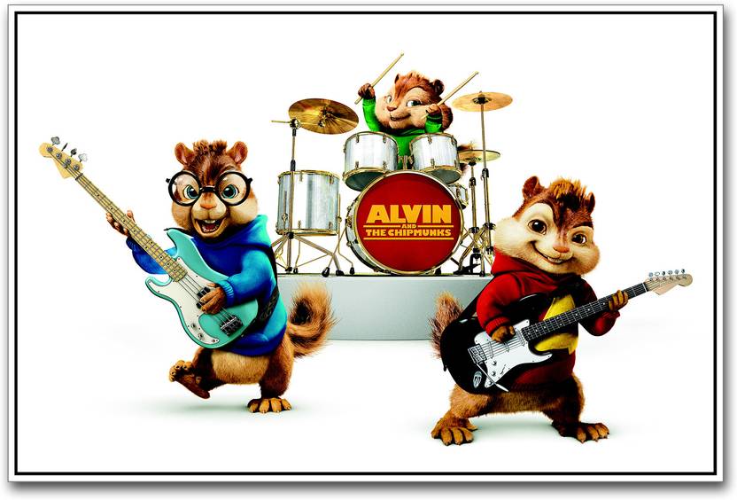 Alvin and the Chipmunks band Paper Print Animation & Cartoons, Comics