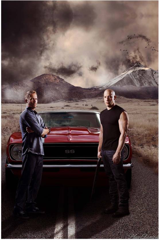 Fast And Furious Paul Walker Vinsel Combo Paper Print 18 Inch X 12 Inch Rolled Fast And Furious Paul Walker Vinsel Combo Paper Print 18 Inch X 12 Inch Rolled