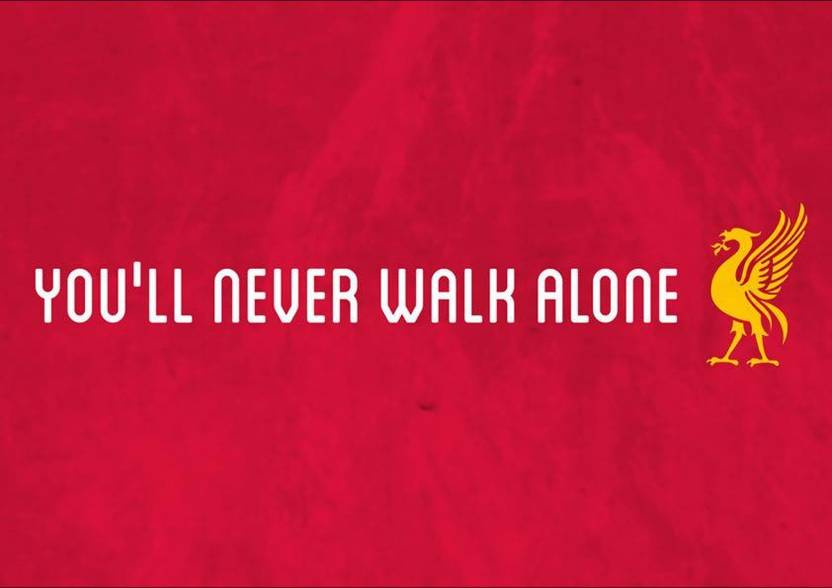 You Ll Never Walk Alone Liverpool Fc A3 Cotton Canvas High