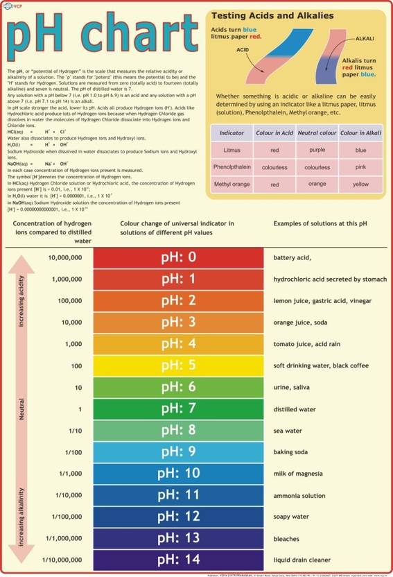 Chemistry Laboratory PH Poster Paper Print Educational posters in