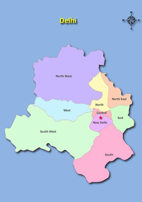 Delhi Map PP20S04 Paper Print Maps posters in India Buy art, film, design, movie, music